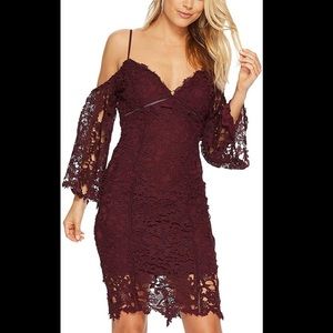 ASTR the Label Giselle Cold Shoulder Lace Dress